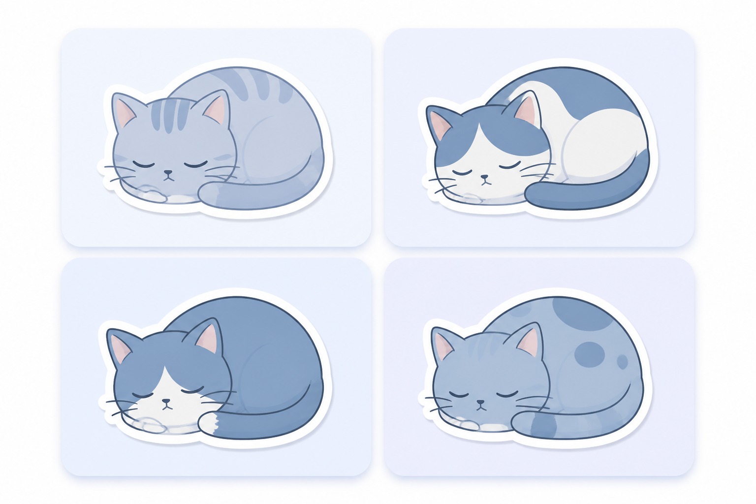 Round Happy Cat Body