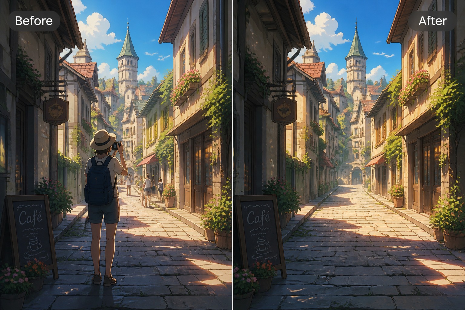 Remove People From Travel Photos