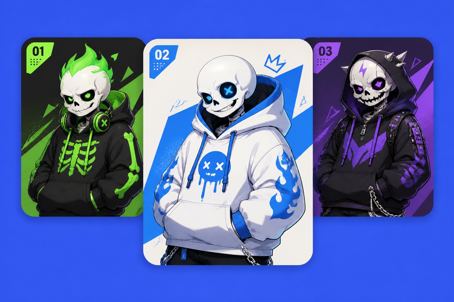 Classic Hoodie Skeleton