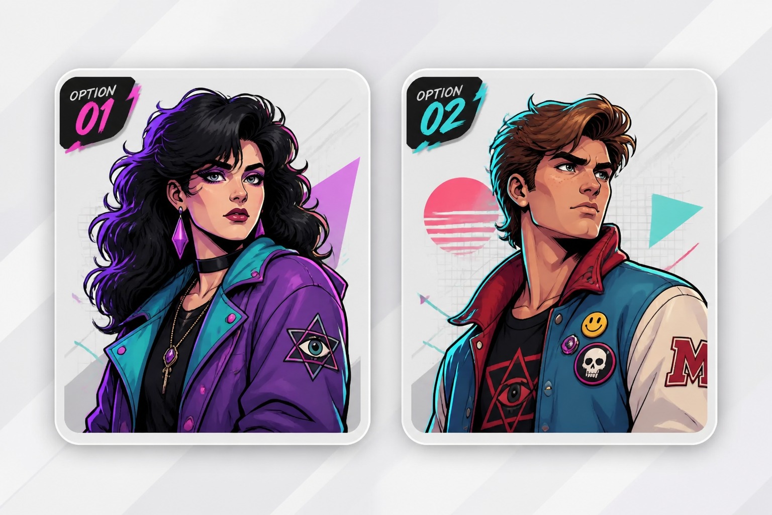 Create 80s Mystery OC Concepts