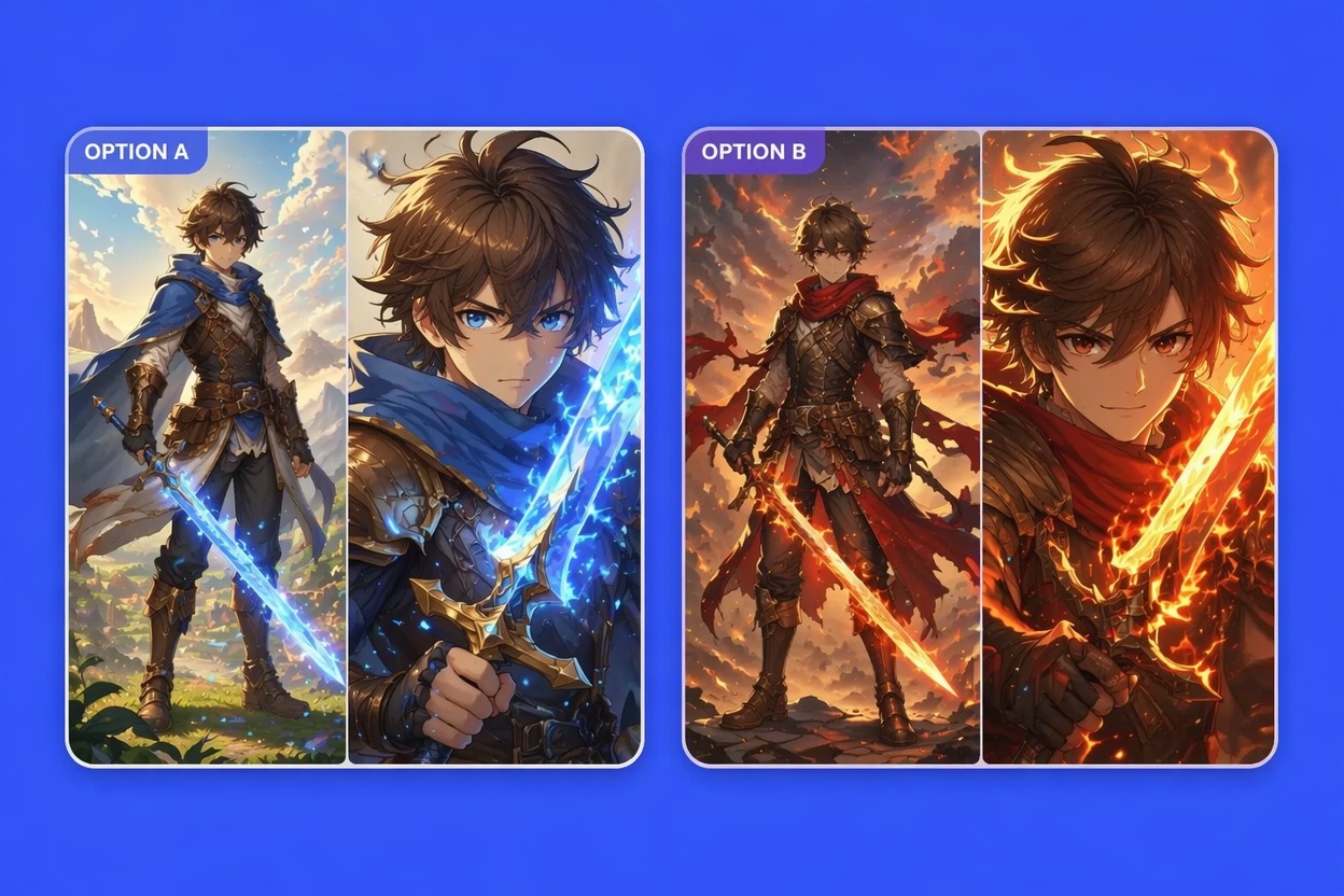 DnD Character Creator fantasy hero portrait