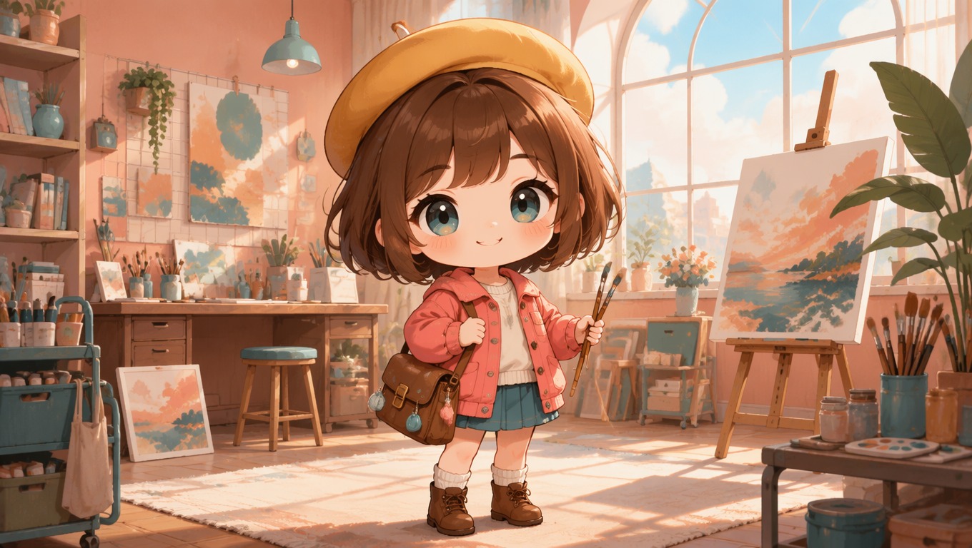 Original chibi character created with OCMaker AI