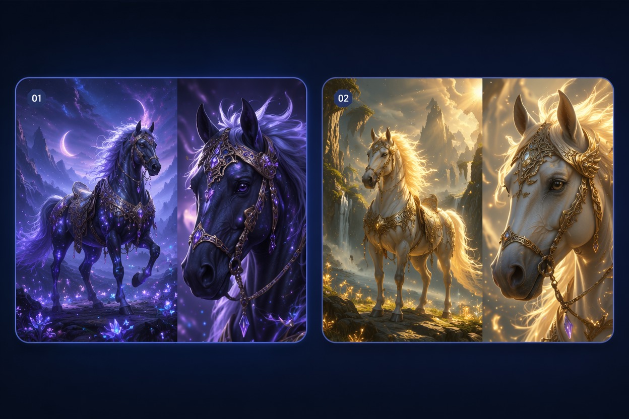 fantasy horse mount concept