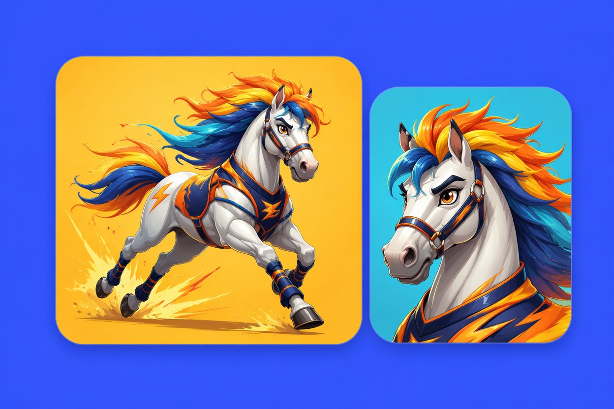 Speed Mascot Horse