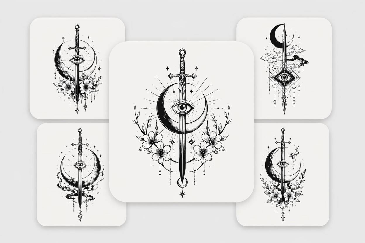 Symbolic Crest Tattoo — Anime Tattoo Generator