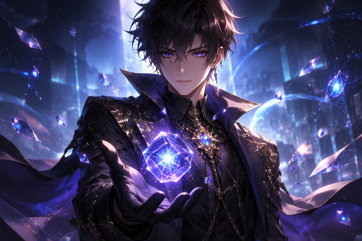 Build a Pitchable Story Sequence: AI visual novel generator capability illustration, page-specific visual example, polished anime or cartoon character concept art as appropriate, clean composition, no panels, no readable text, no logo, no watermark