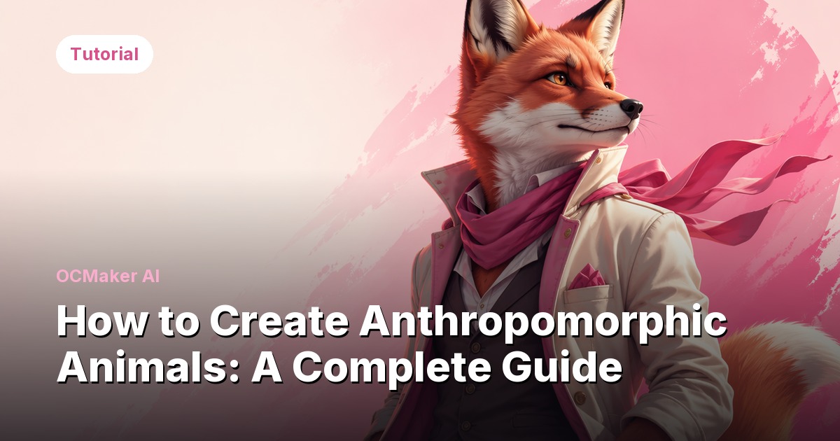 How to create anthropomorphic animals with OCMaker AI