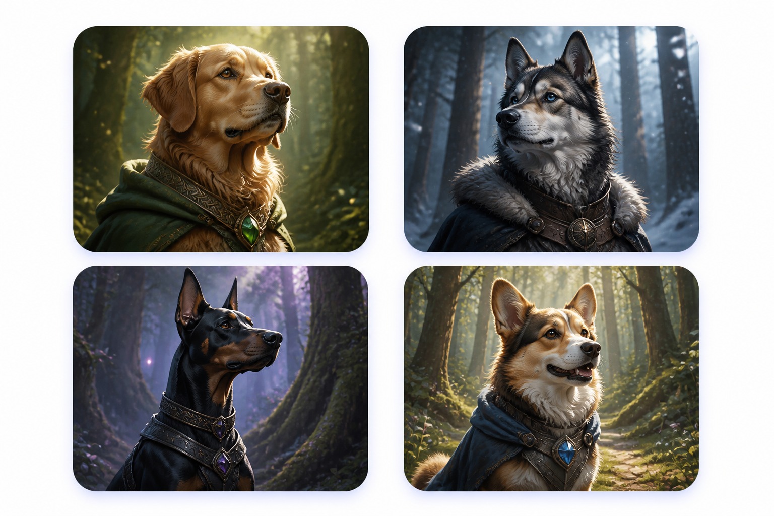 Create original dog companions