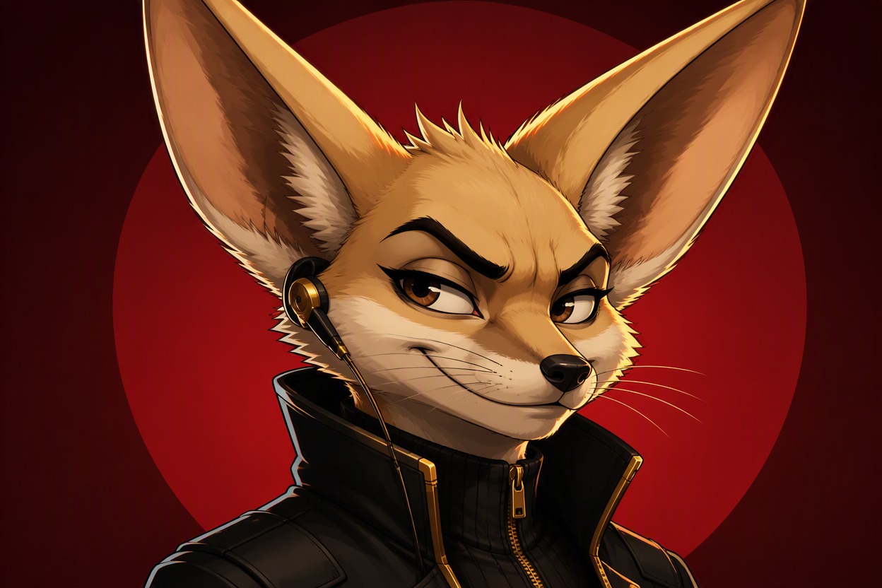 Expressive anthropomorphic animal heist PFP