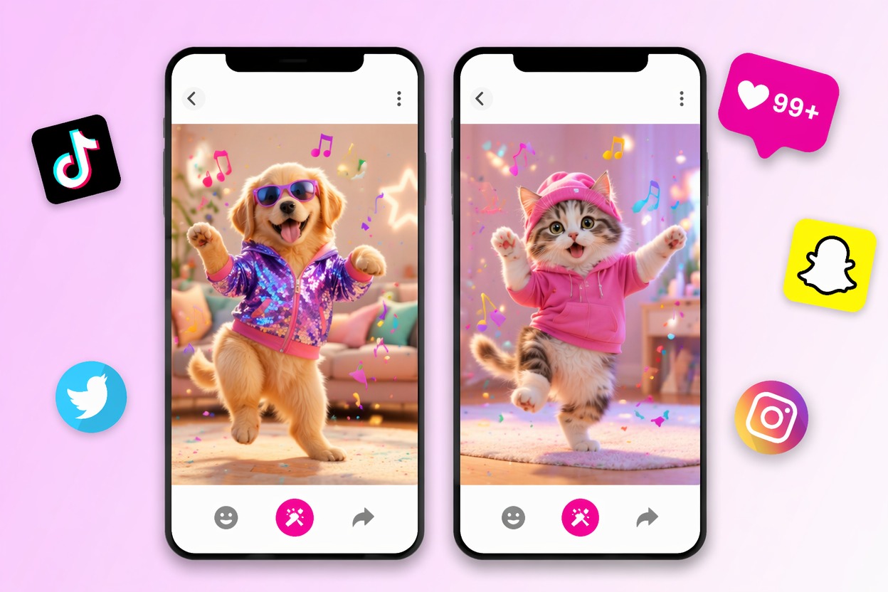 cute safe pet dance output