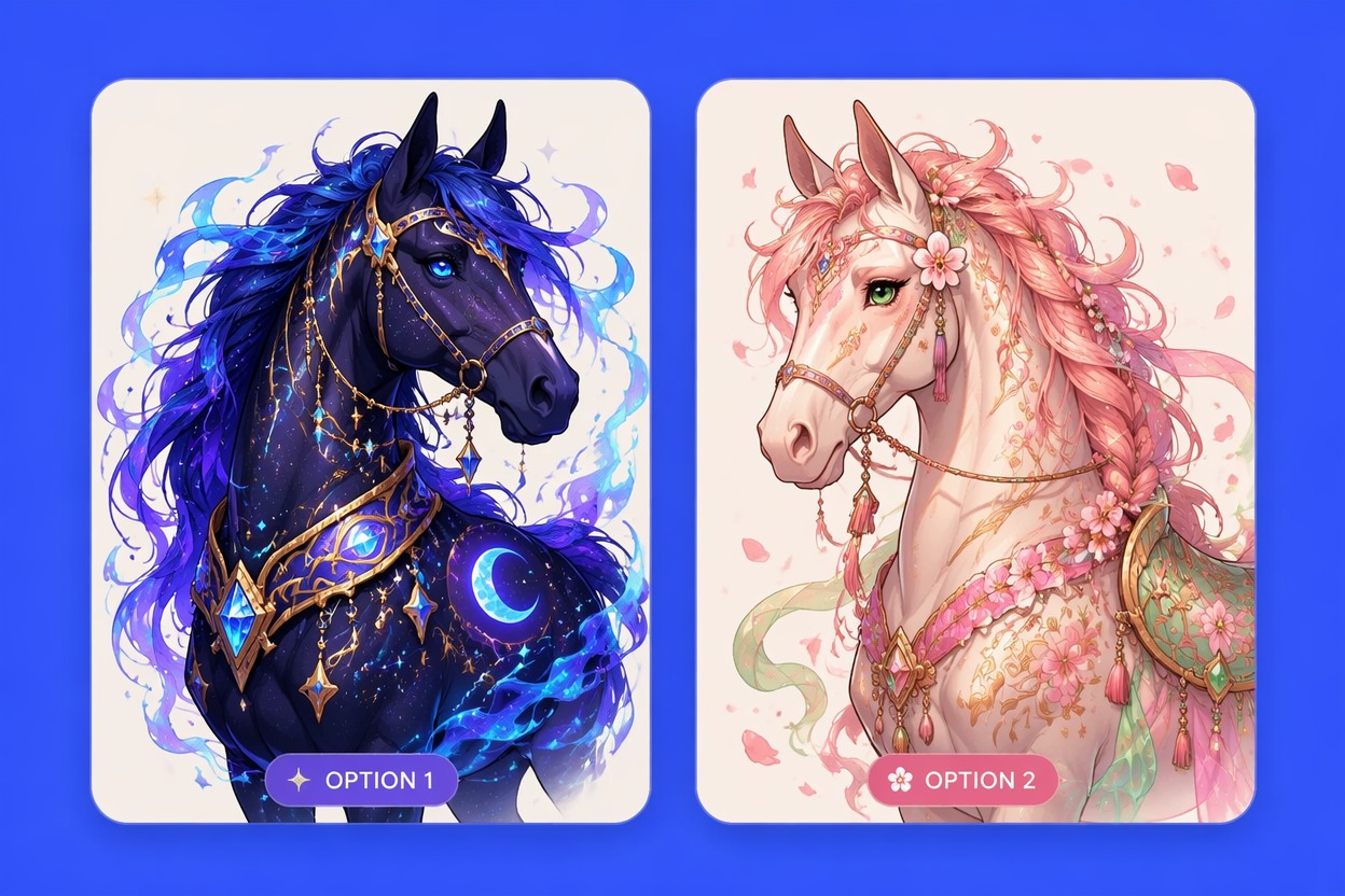 Design Distinct Horse OCs