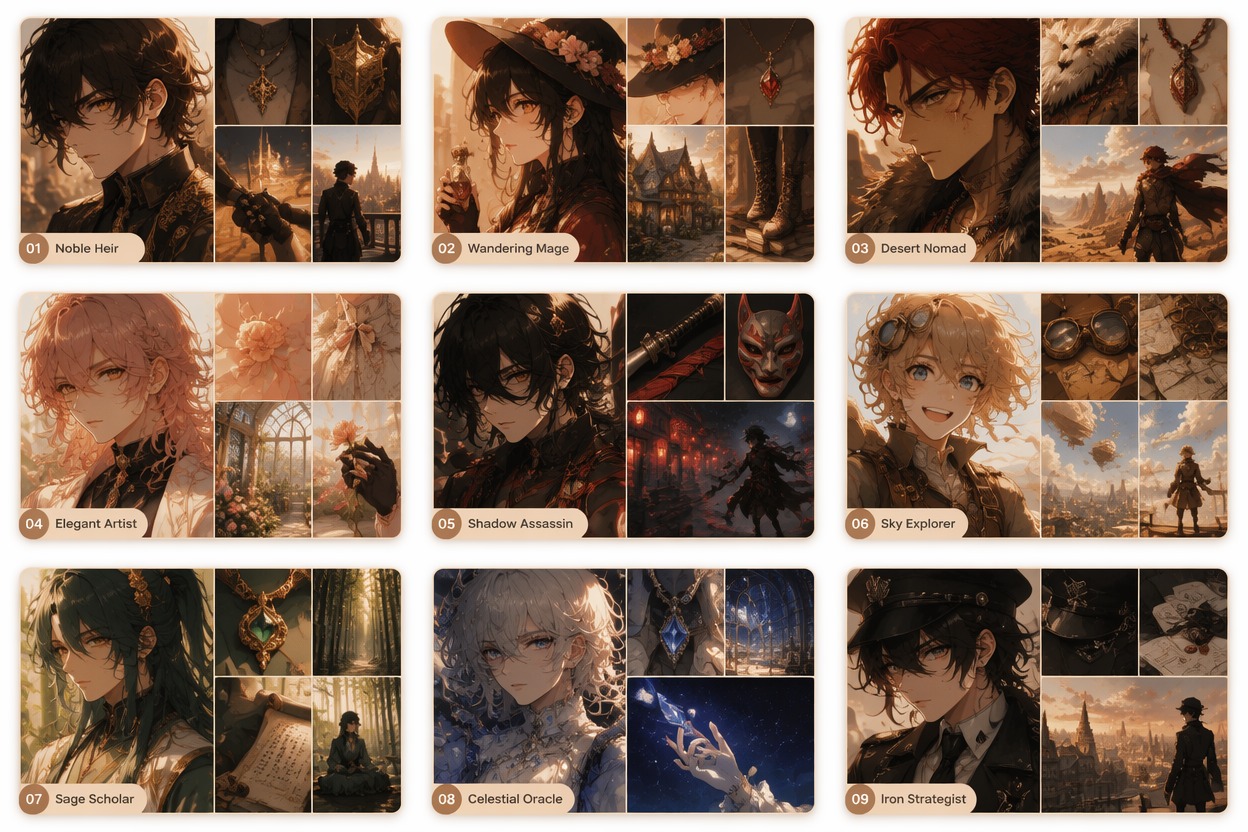 Balance Faces and Details — Anime 3x3 Maker