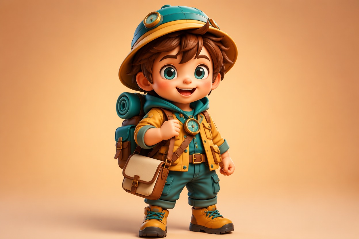 Chibi Adventure Mascot