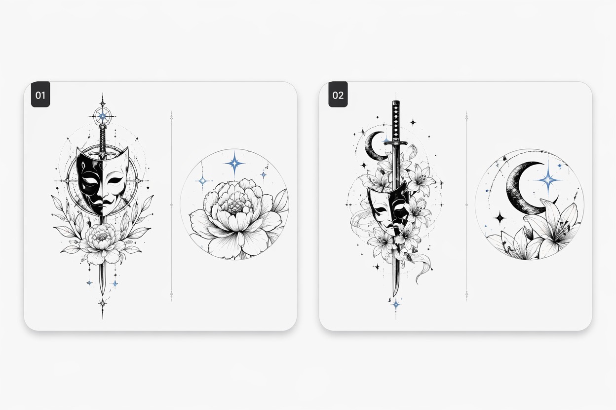 Turn an OC Into Personal Symbolism — Anime Tattoo Generator