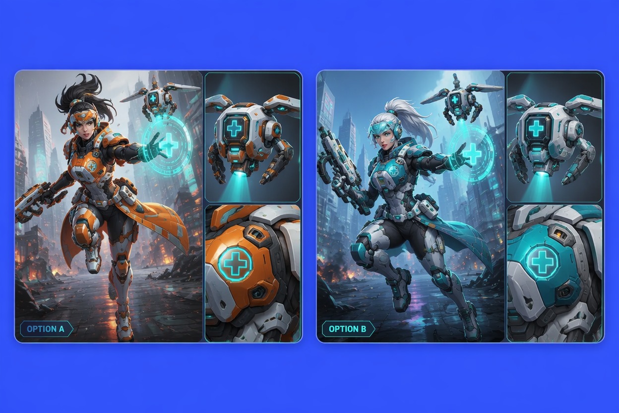 Overwatch OC maker original character art