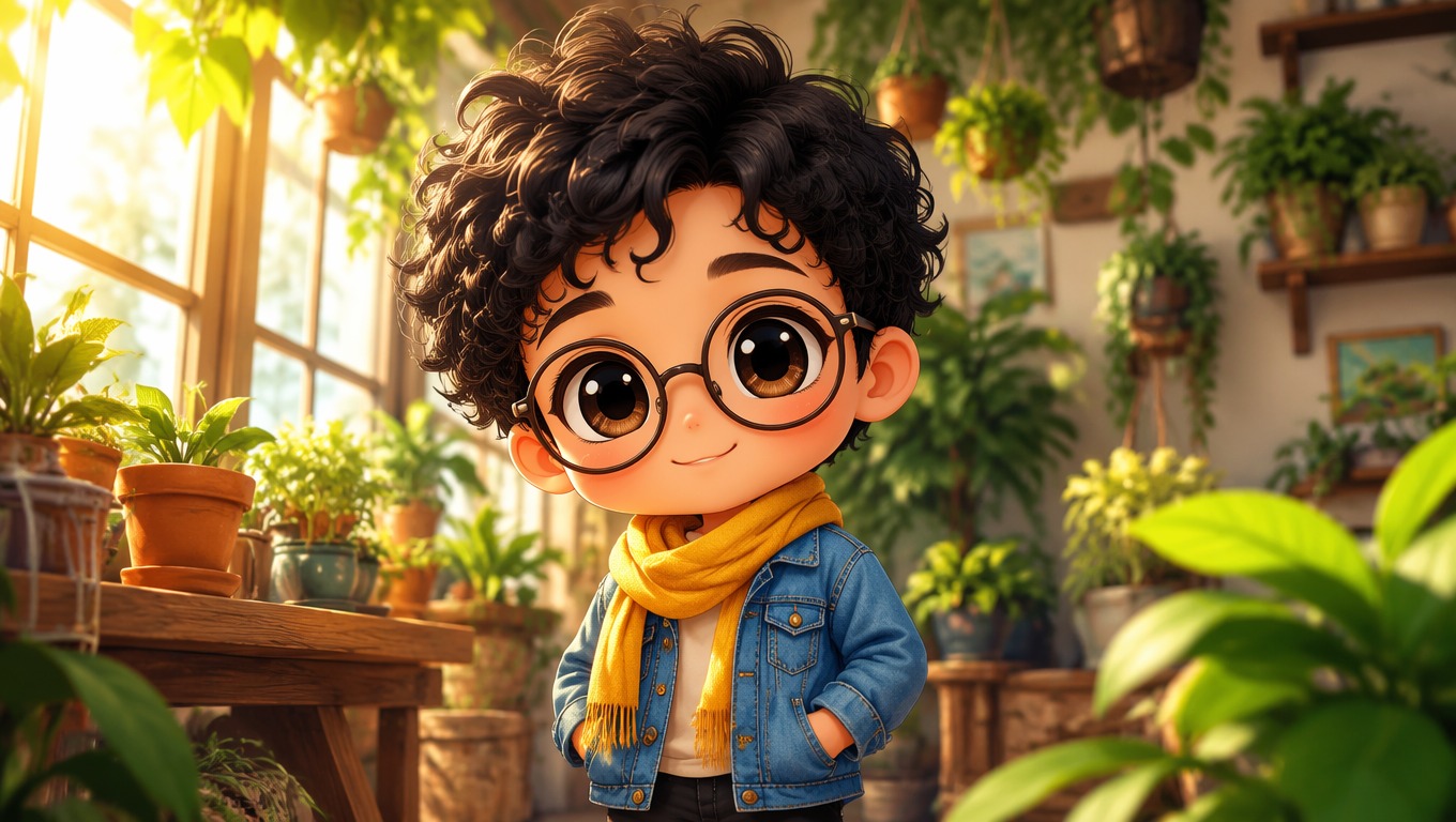 Photo transformed into an original chibi avatar