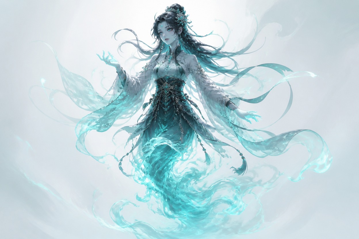 Original spectral character created with the Ghost OC maker