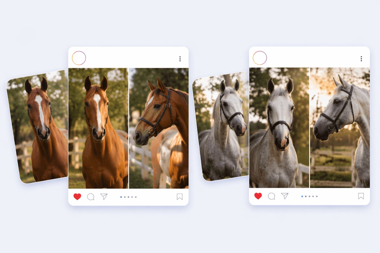 realistic horse image scene