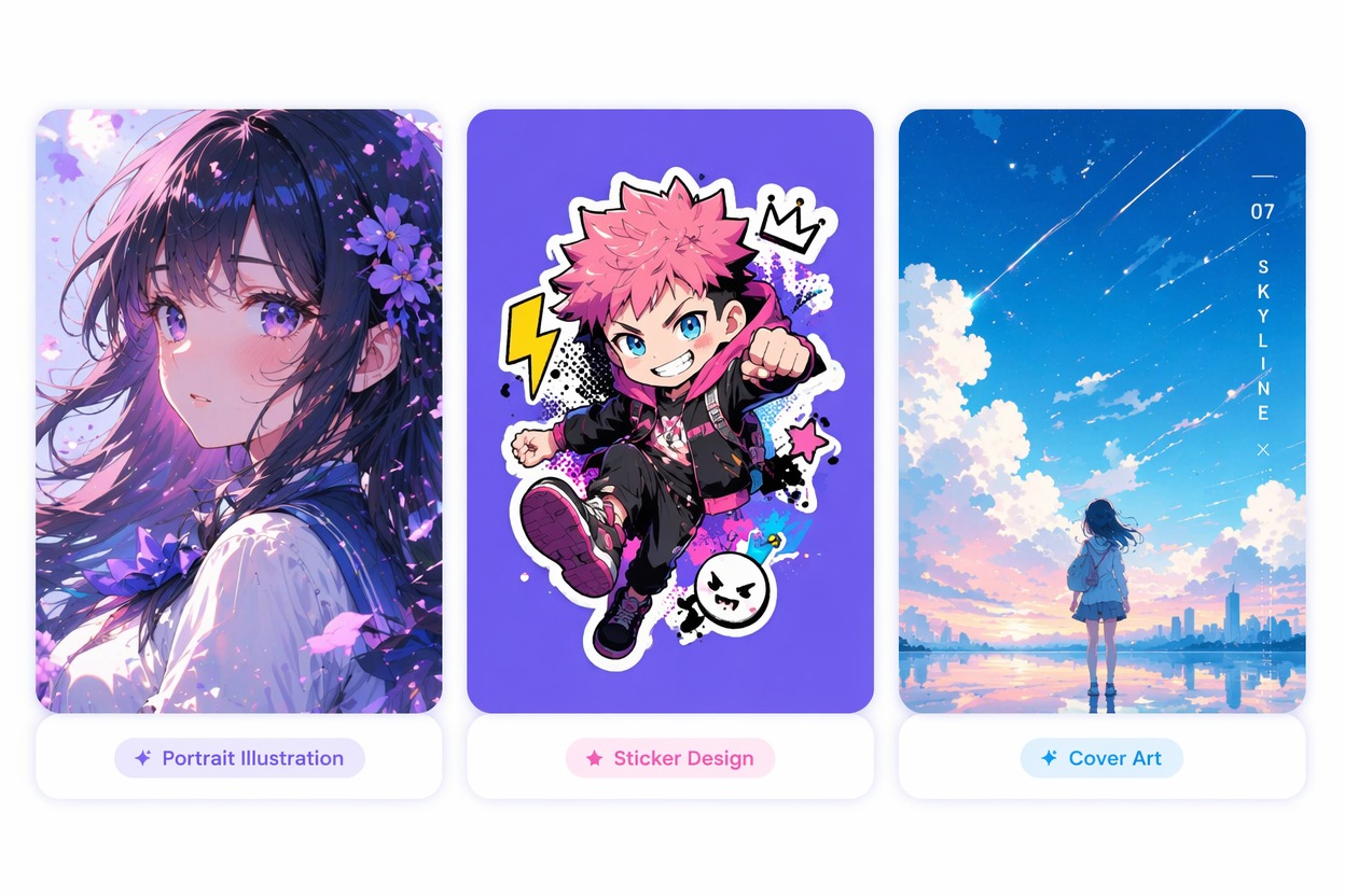 layout ready anime design assets