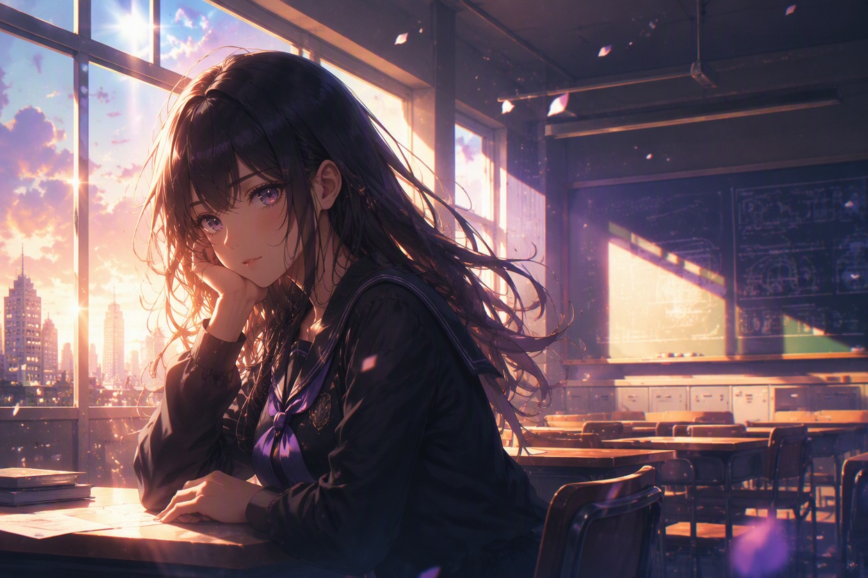 Stage Dialogue-Ready Scenes: AI visual novel generator capability illustration, page-specific visual example, polished anime or cartoon character concept art as appropriate, clean composition, no panels, no readable text, no logo, no watermark