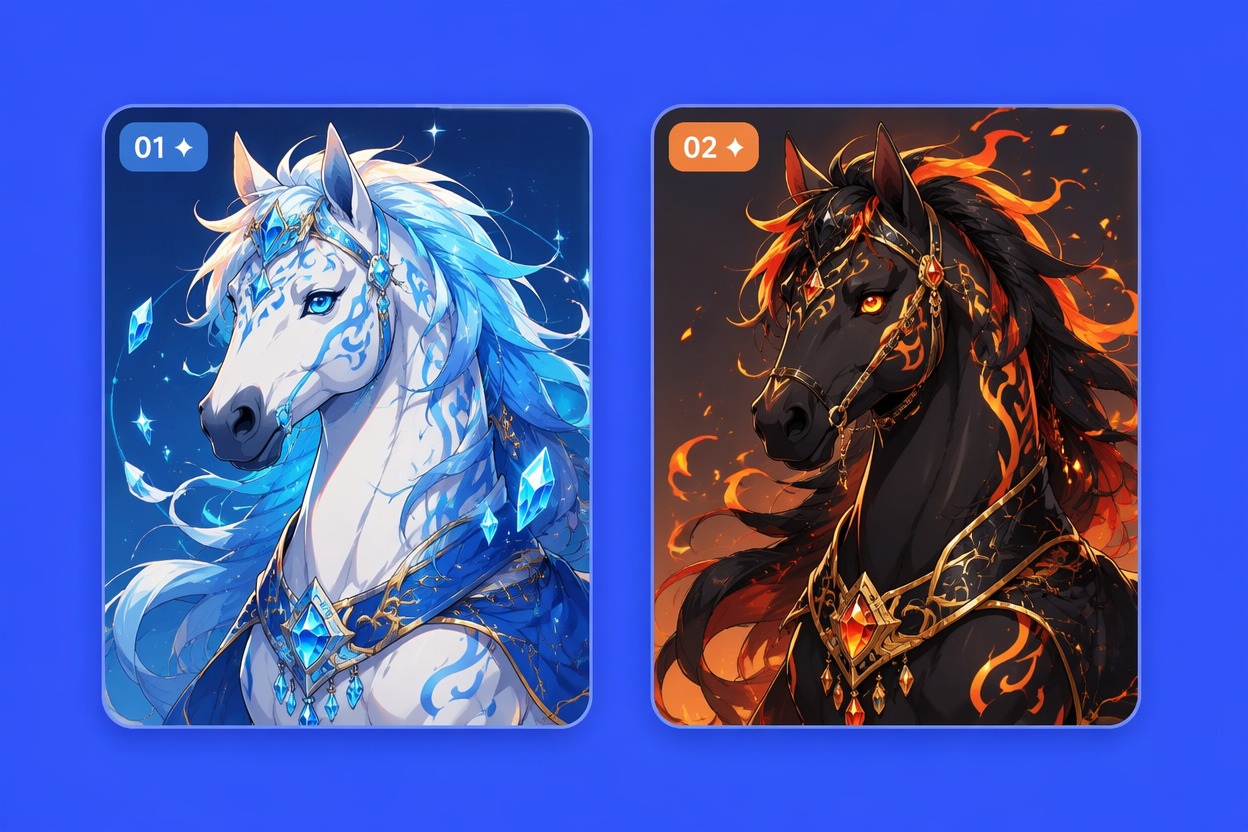 Generate Equine Anime Art