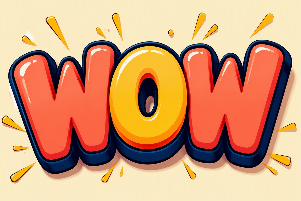 Cartoon text generator showing bold original bubble lettering