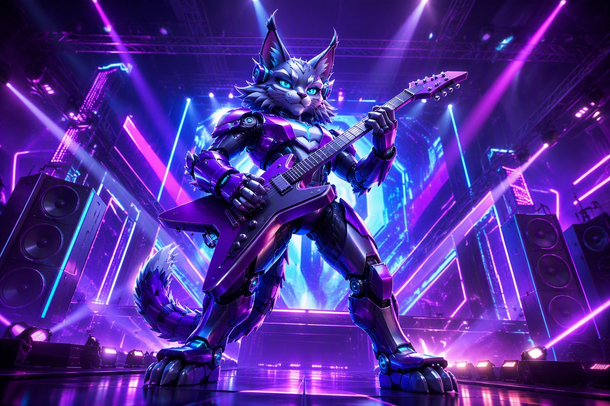 Neon Lynx Guitarist