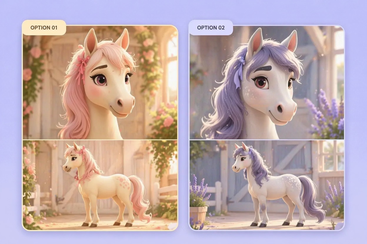 Pastel Stable Friend