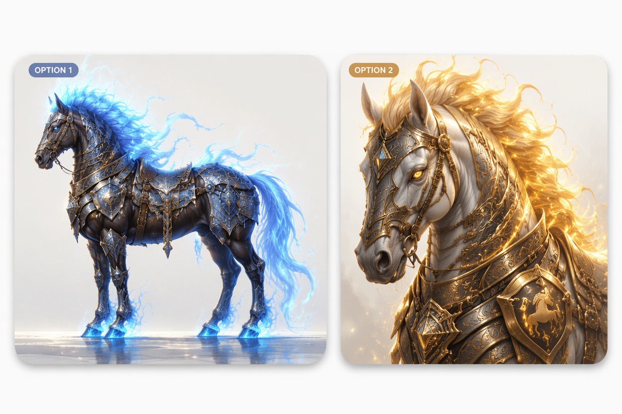 Fantasy Warhorse OC