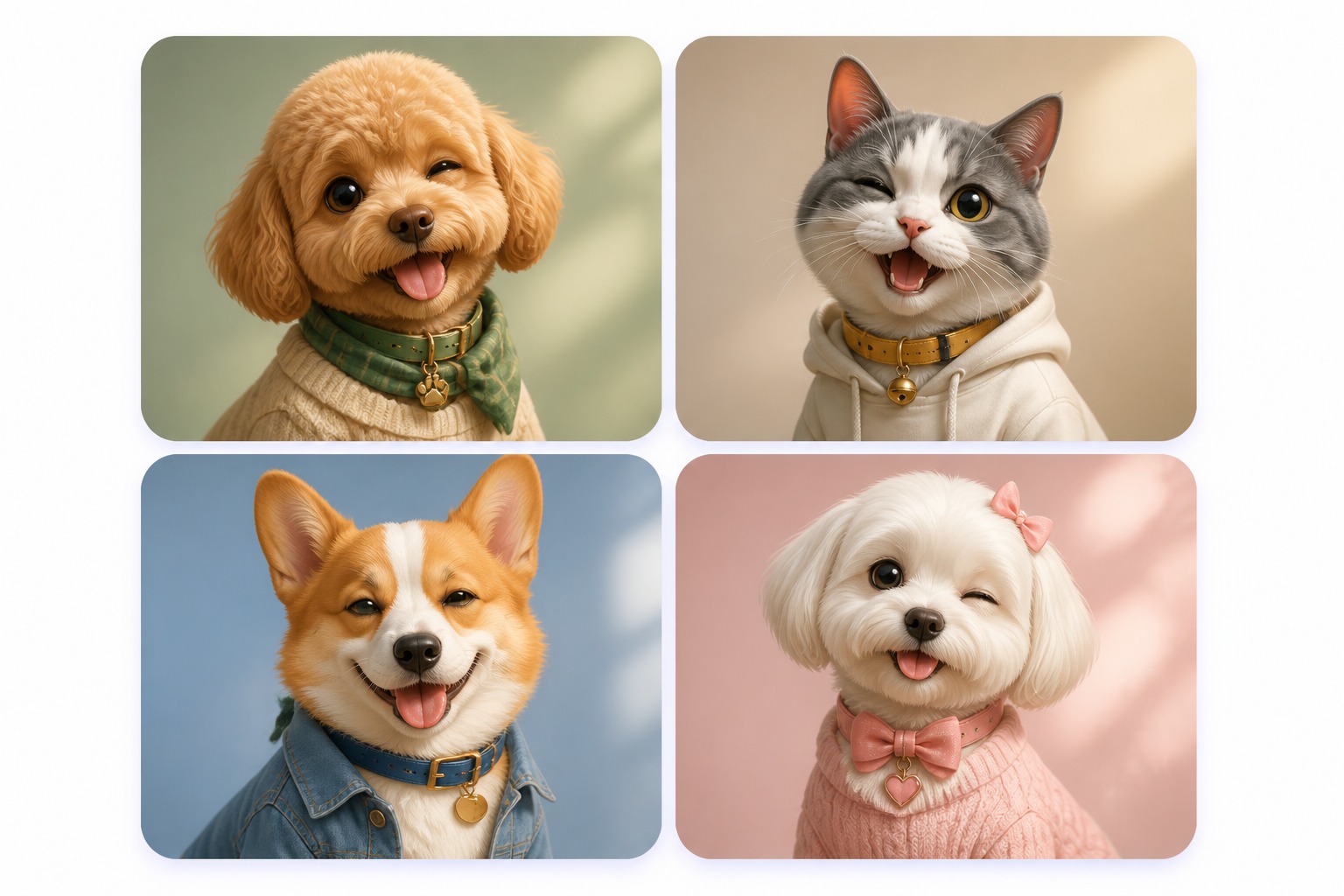 Humanized pet personality character