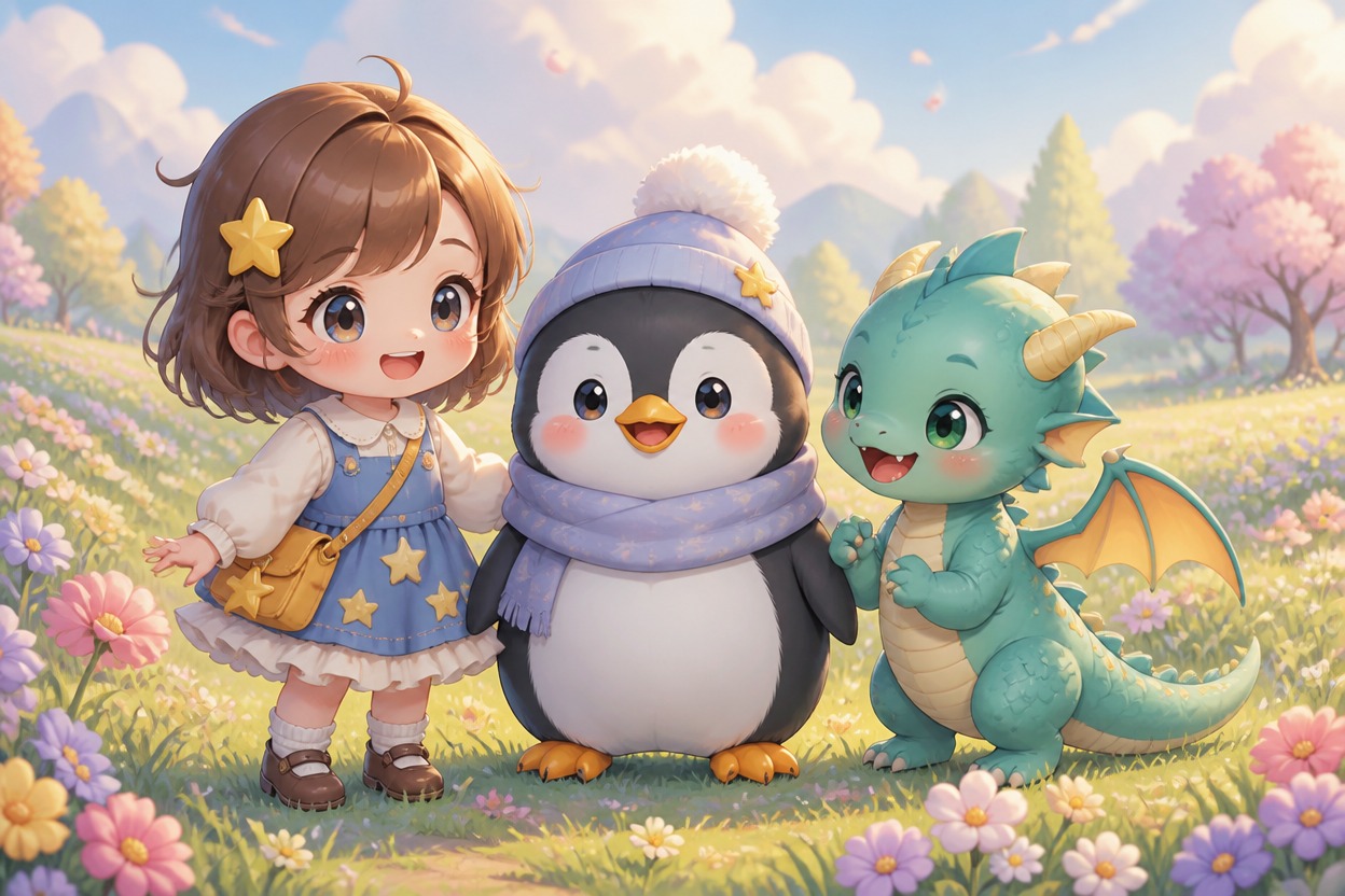 オリジナルの可愛いキャラクター