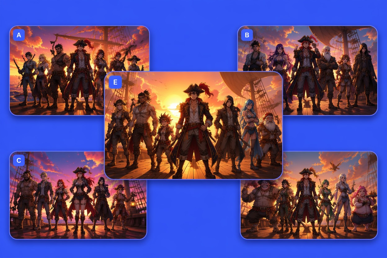 Anime Pirate Crew Generator
