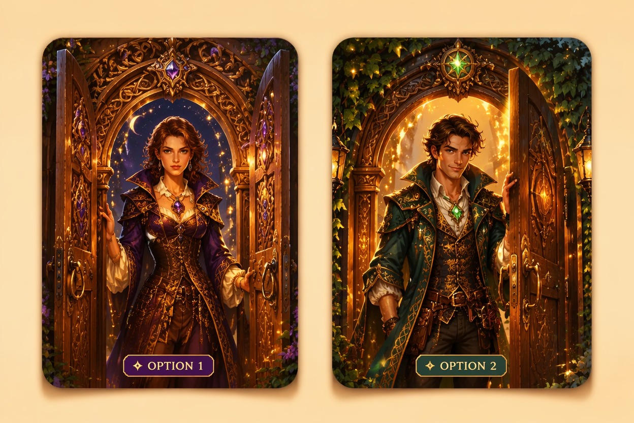 Create Door-Inspired Portraits