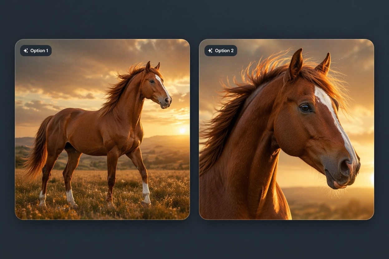 AI horse generator image concept
